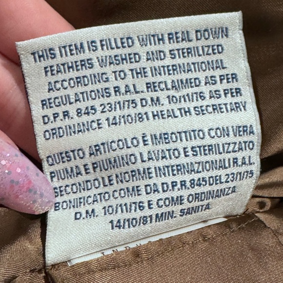 Moncler Grey Puffer Jacket with Fur Trim - Picture 14 of 14